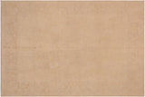Bohemien Ziegler Shantell Beige Brown Hand-Knotted Wool Rug - 8'10'' x 11'11''