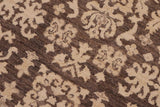 handmade Transitional Kafkaz Chobi Ziegler Brown Beige Hand Knotted RECTANGLE 100% WOOL area rug 9 x 12