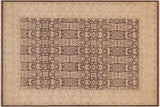 Classic Ziegler Isadora Brown Beige Hand-Knotted Wool Rug - 9'1'' x 12'0''