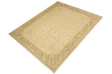 handmade Transitional Kafkaz Chobi Ziegler Beige Green Hand Knotted RECTANGLE 100% WOOL area rug 9 x 12