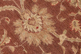 handmade Traditional Kafkaz Chobi Ziegler Red Beige Hand Knotted RECTANGLE 100% WOOL area rug 9 x 12