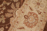 handmade Traditional Kafkaz Chobi Ziegler Lt. Brown Beige Hand Knotted RECTANGLE 100% WOOL area rug 9 x 12