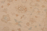 handmade Traditional Kafkaz Chobi Ziegler Tan Beige Hand Knotted RECTANGLE 100% WOOL area rug 9 x 11