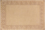Contemporary Ziegler Sunshine Beige Brown Hand-Knotted Wool Rug-9'4'' x 11'11''