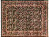Gulshan Pak Persian Kathryne Green/Gold Wool Rug - 8'1'' x 10'3''