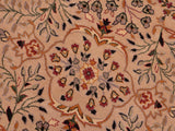 handmade Traditional Tabriz Tan Green Hand Knotted RECTANGLE 100% WOOL area rug 8x10