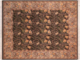 Dafodils Pak Persian Shasta Black/Gray Wool Rug - 8'1'' x 10'2''