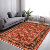 handmade Traditional Kafkaz Chobi Ziegler Rust Blue Hand Knotted RECTANGLE 100% WOOL area rug 6 x 9