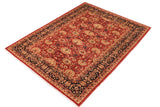 handmade Traditional Kafkaz Chobi Ziegler Rust Blue Hand Knotted RECTANGLE 100% WOOL area rug 6 x 9