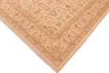 handmade Transitional Kafkaz Chobi Ziegler Beige Tan Hand Knotted RECTANGLE 100% WOOL area rug 6 x 9