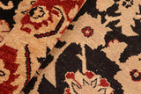 handmade Traditional Kafkaz Chobi Ziegler Black Red Hand Knotted RECTANGLE 100% WOOL area rug 6 x 9