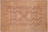 Boho Chic Ziegler Dakota Brown Tan Hand-Knotted Wool Rug - 6'0'' x 9'5''