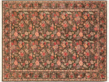 Abusson Pak Persian Nichelle Green/Gold Wool Rug - 6'0'' x 9'3''