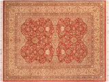 Pak Persian Nichol Rust/Beige Wool Rug - 6'0'' x 9'3''