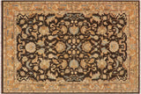 Bohemien Ziegler Carl Charcoal Brown Hand-Knotted Wool Rug - 8'10'' x 11'5''