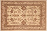 Shabby Chic Ziegler Mario Ivory Tan Hand-Knotted Wool Rug - 8'4'' x 10'2''