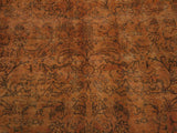 handmade Vintage Orange Brown Hand Knotted RECTANGLE 100% WOOL area rug 8x11