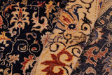 handmade Transitional Kafkaz Chobi Ziegler Blue Lt. Gold Hand Knotted RECTANGLE 100% WOOL area rug 8 x 10