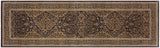 Rustic Turkish Knotted Mitsue Wool Runner - 3'2'' x 10'9''