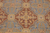 handmade Transitional Kafkaz Chobi Ziegler Lt. Blue Brown Hand Knotted RECTANGLE 100% WOOL area rug 9 x 12