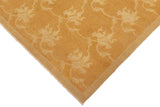 handmade Transitional Kafkaz Chobi Ziegler Dull Orange Tan Hand Knotted RECTANGLE 100% WOOL area rug 9 x 12