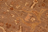 handmade Traditional Kafkaz Chobi Ziegler Gray Tan Hand Knotted RECTANGLE 100% WOOL area rug 8 x 10