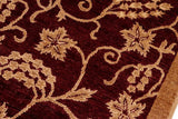 handmade Transitional Kafkaz Chobi Ziegler Red Tan Hand Knotted RECTANGLE 100% WOOL area rug 8 x 11
