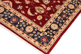 handmade Traditional Kafkaz Chobi Ziegler Red Blue Hand Knotted RECTANGLE 100% WOOL area rug 8 x 10