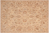 Oriental Ziegler Jong Tan Brown Hand-Knotted Wool Rug - 8'2'' x 10'0''