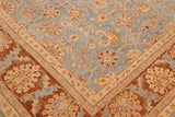 handmade Traditional Kafkaz Chobi Ziegler Lt. Blue Lt. Brown Hand Knotted RECTANGLE 100% WOOL area rug 8 x 10
