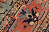 handmade Traditional Kafkaz Chobi Ziegler Peach Peach Hand Knotted RECTANGLE 100% WOOL area rug 9 x 12