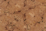 handmade Transitional Kafkaz Chobi Ziegler Tan Lt. Green Hand Knotted RECTANGLE 100% WOOL area rug 9 x 12