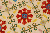 handmade Transitional Kafkaz Chobi Ziegler Beige Blue Hand Knotted RECTANGLE 100% WOOL area rug 10 x 12