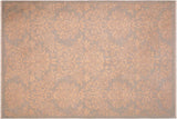 Classic Ziegler Green Tan Hand-Knotted Wool Rug - 6'1'' x 9'0''