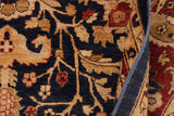 handmade Traditional Kafkaz Chobi Ziegler Blue Rust Hand Knotted RECTANGLE 100% WOOL area rug 9 x 12