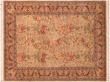 Pak Persian Ngoc Beige/Taupe Wool Rug - 6'2'' x 9'4''