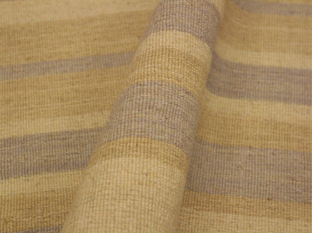 handmade Geometric Kilim Bluish Gray Tan Hand-Woven RECTANGLE 100% WOOL area rug 5x8