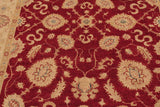 handmade Traditional Kafkaz Chobi Ziegler Red Red Hand Knotted RECTANGLE 100% WOOL area rug 5 x 8