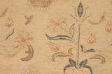 handmade Transitional Kafkaz Chobi Ziegler Beige Rust Hand Knotted RECTANGLE 100% WOOL area rug 10 x 13