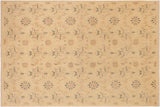 handmade Transitional Kafkaz Chobi Ziegler Beige Rust Hand Knotted RECTANGLE 100% WOOL area rug 10 x 13