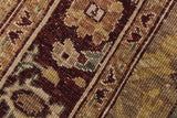 handmade Traditional Kafkaz Dark Tan Red Hand Knotted RUNNER 100% WOOL area rug 4 x 13