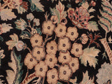 handmade Traditional Nagi Black Beige Hand Knotted RECTANGLE 100% WOOL area rug 8x10