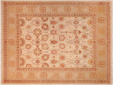 Turkish Knotted Istanbul Andre Gray/Brown Wool Rug - 8'2'' x 10'2''