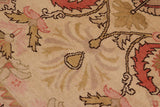handmade Transitional Kafkaz Chobi Ziegler Beige Pink Hand Knotted RECTANGLE 100% WOOL area rug 9 x 13