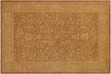 handmade Traditional Kafkaz Chobi Ziegler Gold Tan Hand Knotted RECTANGLE 100% WOOL area rug 10 x 12