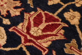 handmade Traditional Kafkaz Chobi Ziegler Blue Red Hand Knotted RECTANGLE 100% WOOL area rug 9 x 12