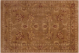 Shabby Chic Ziegler Macy Taupe Beige Hand-Knotted Wool Rug - 8'11'' x 11'9''