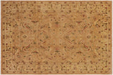 Oriental Ziegler Kym Tan Gold Hand-Knotted Wool Rug - 8'11'' x 11'8''
