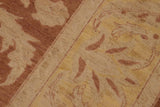 handmade Traditional Kafkaz Chobi Ziegler Lt. Brown Gold Hand Knotted RECTANGLE 100% WOOL area rug 9 x 12