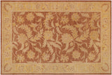 Bohemien Ziegler Jessenia Brown Gold Hand-Knotted Wool Rug - 9'1'' x 11'8''